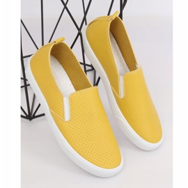 Baskets à enfiler jaunes WD010-4 Jaune 1