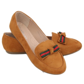 Mocassins femme camel JM6690Q Camel brun 1