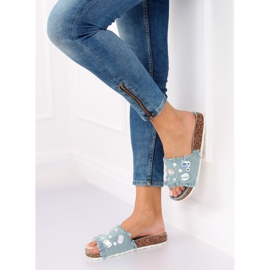 Chaussons denim bleu CK100 LT.BLUE multicolore 1