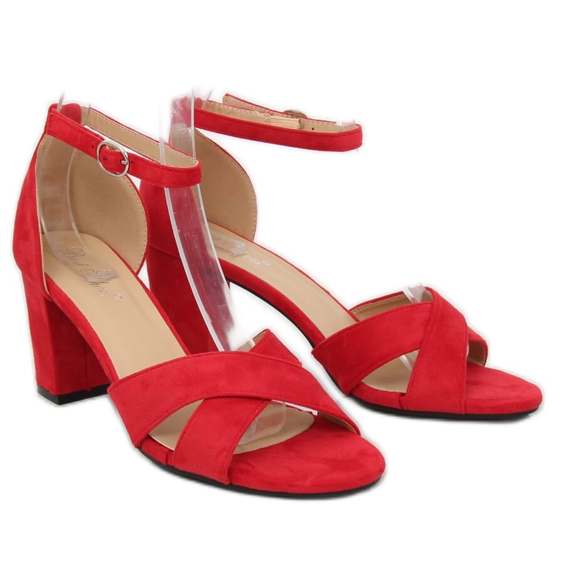 Red FH-3M26 Sandales rouges sur le poteau 1 Red FH-3M26 Sandales rouges sur le poteau 1