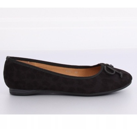 Ballerines femme noir imprimé léopard H9021 Negro 1