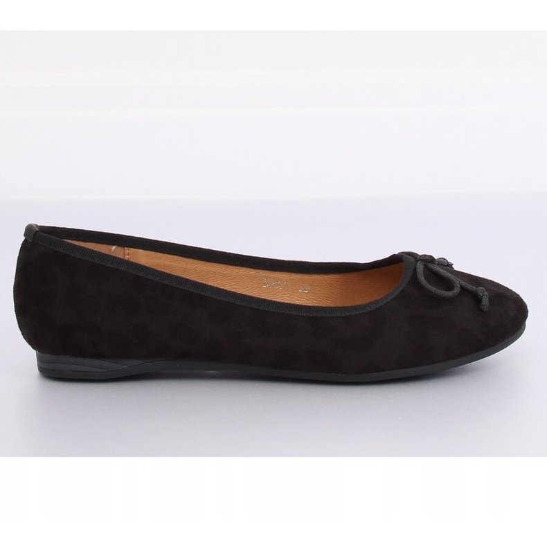 Ballerines femme noir imprimé léopard H9021 Negro le noir 1