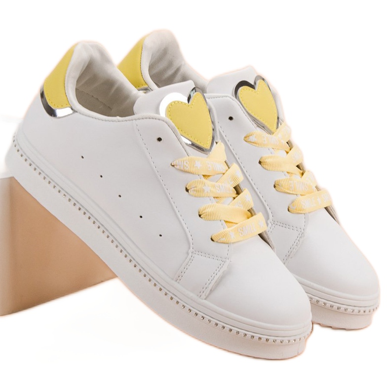 Chaussures de sport à lacets blanche 1 Chaussures de sport à lacets blanche 1