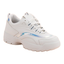 Baskets mode blanches 6