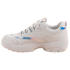 Baskets mode blanches 7