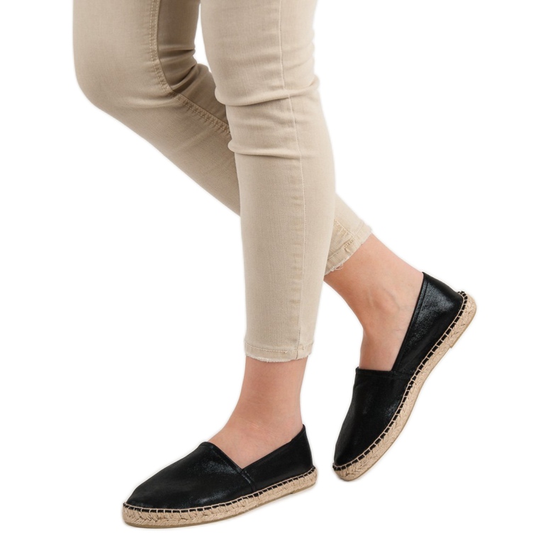 Cm Paris Espadrilles textiles le noir 2