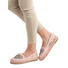 Bestelle Espadrilles En Dentelle Avec Ornements rose 2 Bestelle Espadrilles En Dentelle Avec Ornements rose 2