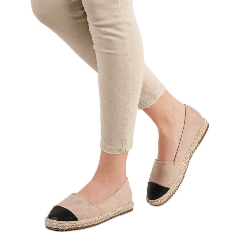 Super Me Espadrilles en daim brun 1