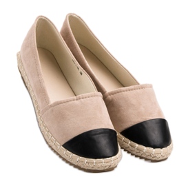 Super Me Espadrilles en daim brun 5