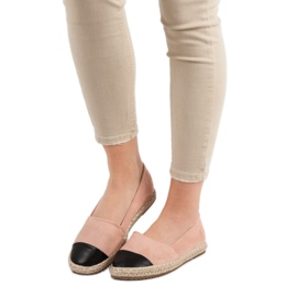 Super Me Espadrilles en daim rose 2