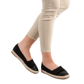 Super Me Espadrilles en daim le noir 3