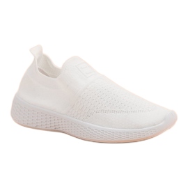 Weide Chaussures textiles à la mode blanche 3