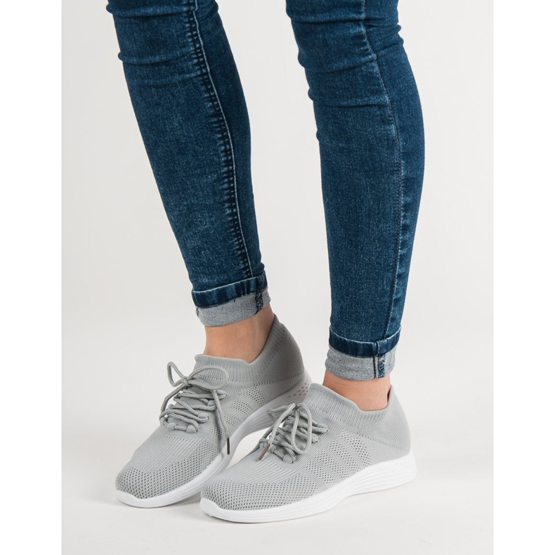 Chaussures de sport textiles gris 1 Chaussures de sport textiles gris 1