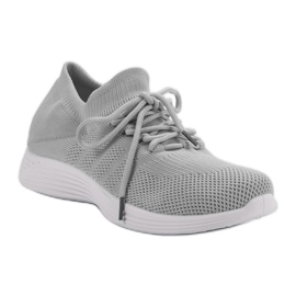 Chaussures de sport textiles gris 2 Chaussures de sport textiles gris 2