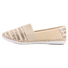 Kayla Espadrilles Brillantes jaune 4
