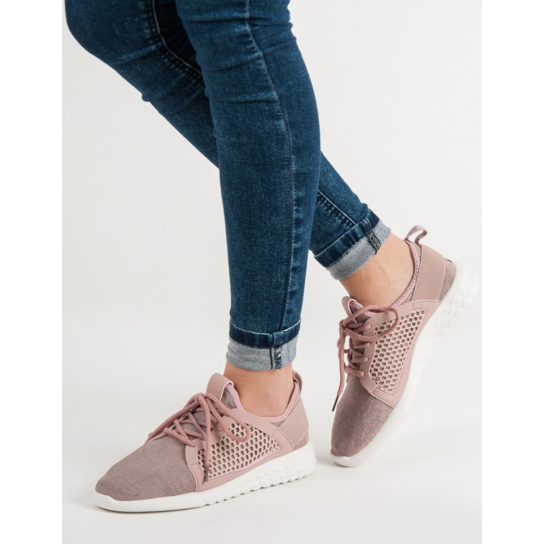 Chaussures textiles à la mode violet 1