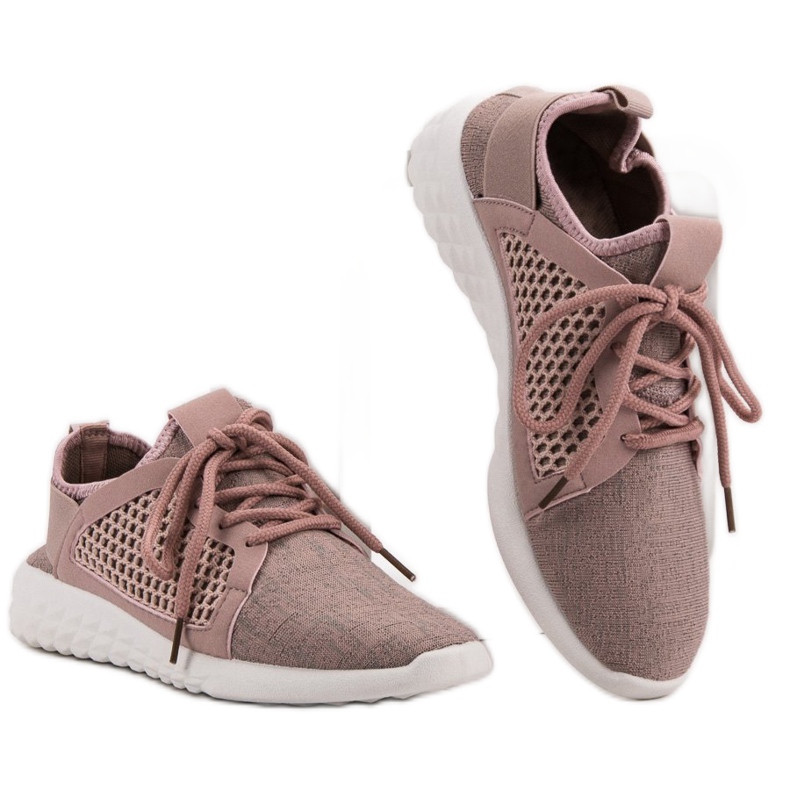 Chaussures textiles à la mode violet 2