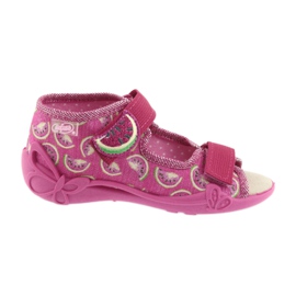 Chaussures enfant Befado jaune 342P004 rose 1