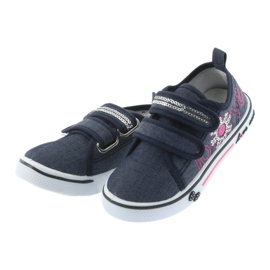 Atletico Insert en cuir denim des baskets pour enfants bleu 3