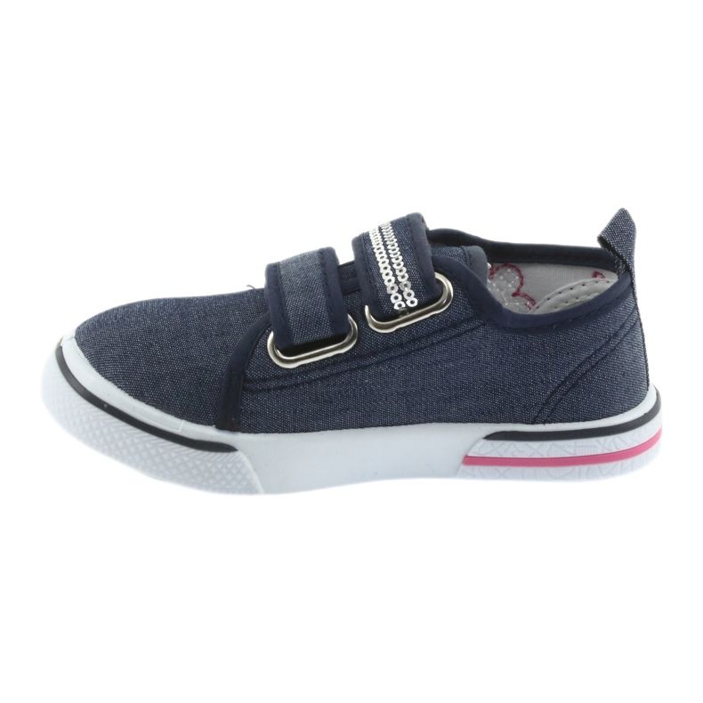 Atletico Insert en cuir denim des baskets pour enfants bleu 2