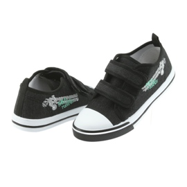 Baskets noires Motocross Atletico 1809 Velcro le noir 4