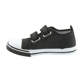 Baskets noires Motocross Atletico 1809 Velcro le noir 2