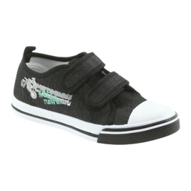 Baskets noires Motocross Atletico 1809 Velcro le noir 1
