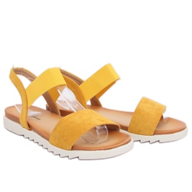 Sandales pour femmes jaunes 9001 Jaune 2