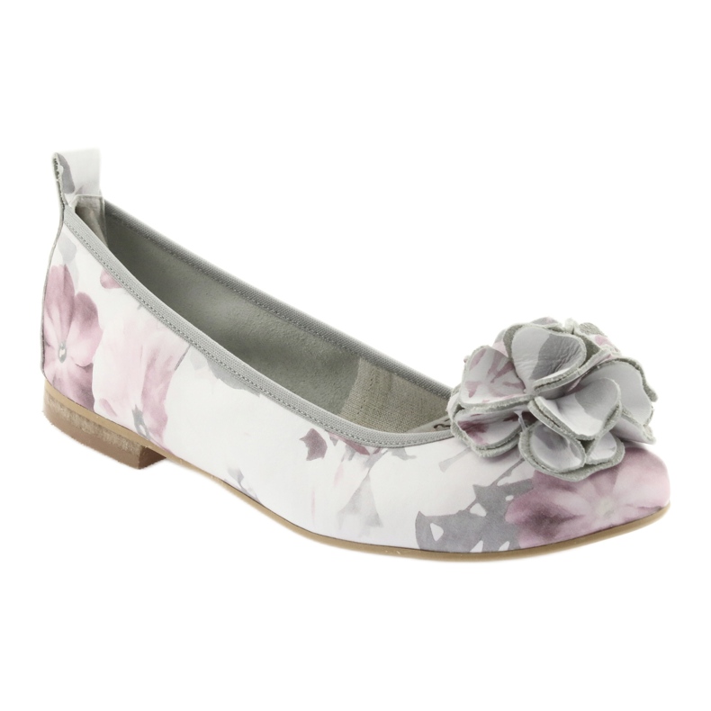 Ballerinas féminines Gianmarko avec des fleurs 92/82 Blanc blanche 1 Ballerinas féminines Gianmarko avec des fleurs 92/82 Blanc blanche 1