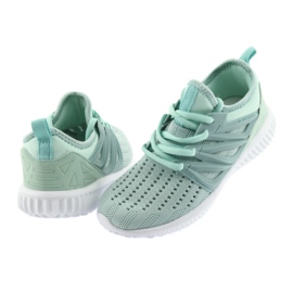 Semelle intérieure en cuir Bartek 58114 Chaussures de sport menthe blanche vert 4