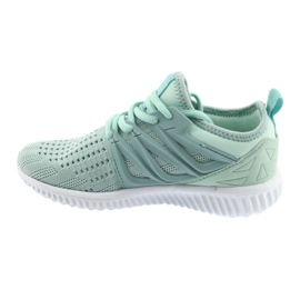 Semelle intérieure en cuir Bartek 58114 Chaussures de sport menthe blanche vert 2