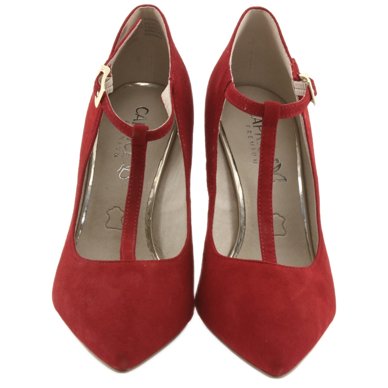 Escarpins femme rouge Caprice 24400 3