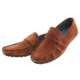 Mocassins camel daim Nikopol 1688 beige 3