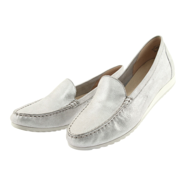 Mocassins Caprice 24211 argent gris 3 Mocassins Caprice 24211 argent gris 3