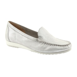 Mocassins Caprice 24211 argent gris 1 Mocassins Caprice 24211 argent gris 1