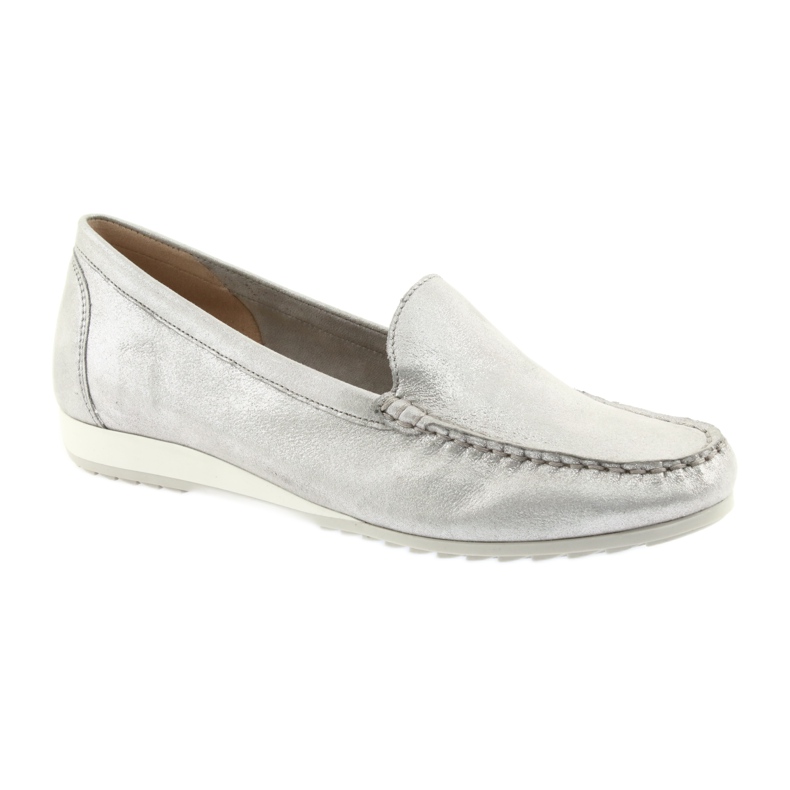 Mocassins Caprice 24211 argent gris 1 Mocassins Caprice 24211 argent gris 1