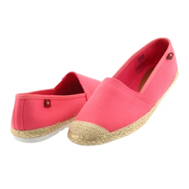 Big Star Espadrilles féminines 274731 Pink-Coral rose 4