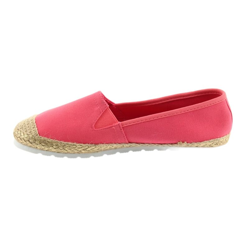 Big Star Espadrilles féminines 274731 Pink-Coral rose 2