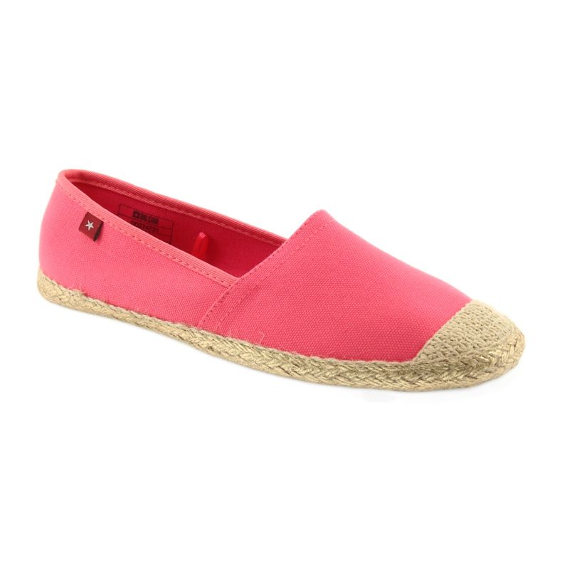 Big Star Espadrilles féminines 274731 Pink-Coral rose 1