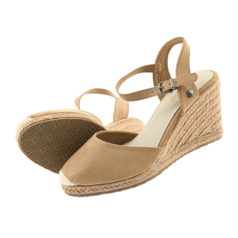 Espadrilles Big Star sandales 274A169 C.beż brun 5 Espadrilles Big Star sandales 274A169 C.beż brun 5