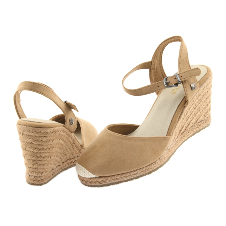 Espadrilles Big Star sandales 274A169 C.beż brun 4 Espadrilles Big Star sandales 274A169 C.beż brun 4