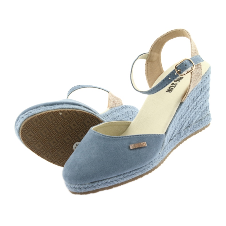 Sandales Espadrilles Big Star 274193 Bleu 5