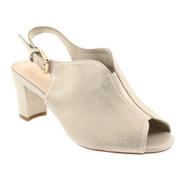 Sandales sur le poteau Sergio Leone 800 beige doré 1