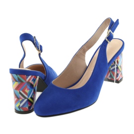 Sandales sur le poteau Sergio Leone 788 micro indigo bleu 4