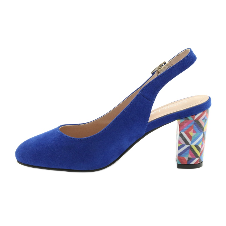 Sandales sur le poteau Sergio Leone 788 micro indigo bleu 2