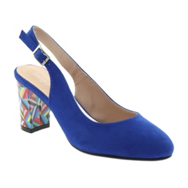 Sandales sur le poteau Sergio Leone 788 micro indigo bleu 1