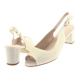 Sandales sur le poste de Sergio Leone 794 or doré 4