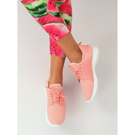 Rose 7758-Y Chaussures de sport roses 2