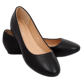 Ballerines compensées noires 7849-P Noir le noir 2