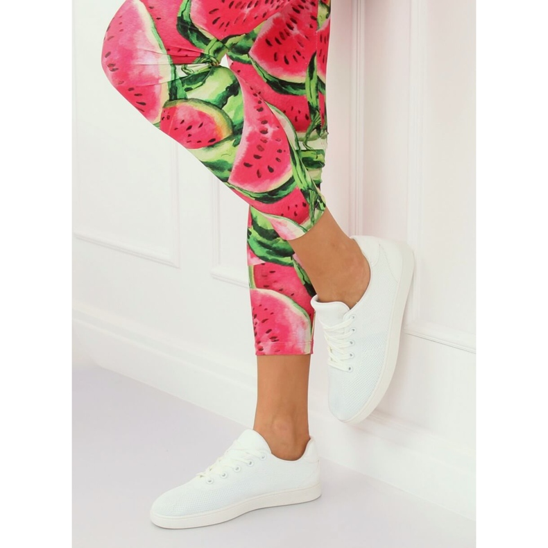 Baskets femme blanches 7062-Y Blanc 2